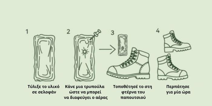 Παρασκευή χασίς με τη μέθοδο του παπουτσιού